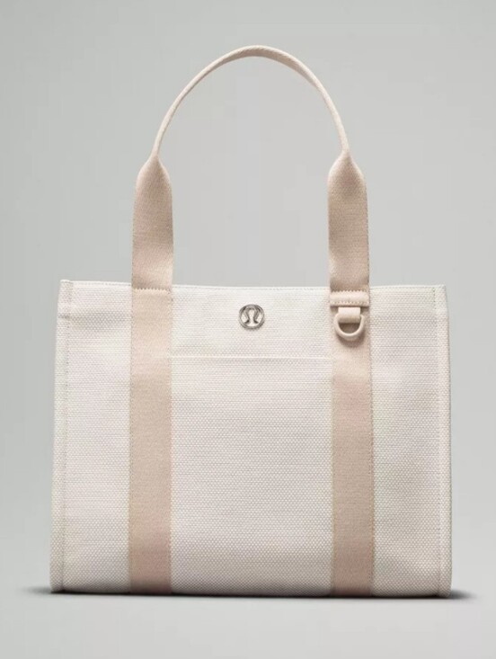 lululemon athletica Handbags - Lululemon Two-Tone Canvas Tote Bag 10L in Like New Condition ... Mojave Tan